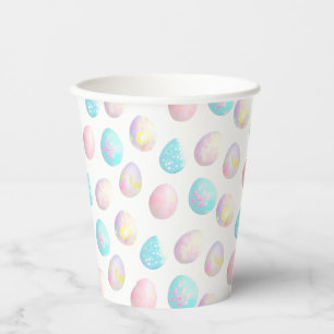 Gobelets En Papier Mignonne lapin de Pâques 01