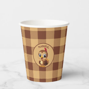 Gobelets En Papier Mignonne Thanksgiving Turquie