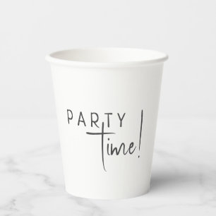 Gobelets En Papier Mini-genre Neutre Anniversaire Fête Heure