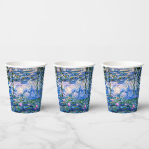 Gobelets En Papier Monet's Water Lilies Mix and Match