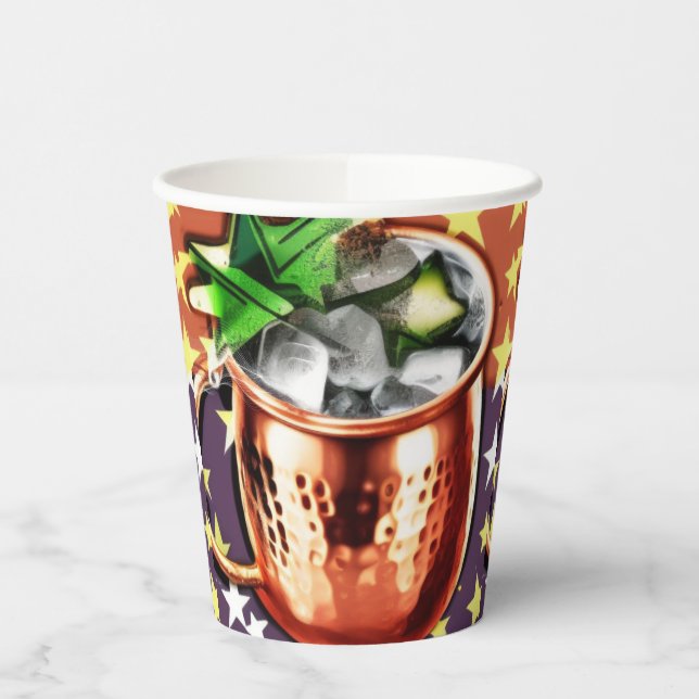 Gobelets En Papier Moscou Mule (Gauche)