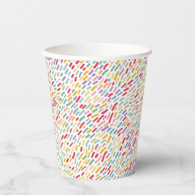 Gobelets En Papier Motif à eau douce (Recto)