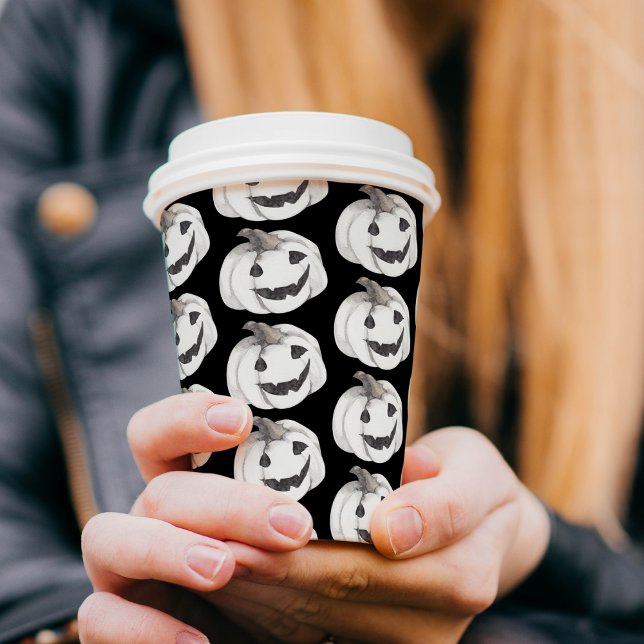 Gobelets En Papier Motif Citrouille éffrayant | Bonne Halloween (Créateur téléchargé)