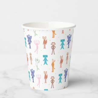 Gobelets En Papier Motif d'anniversaire de personnage Slumberkins