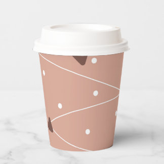 Gobelets En Papier Motif de chips au chocolat au lait