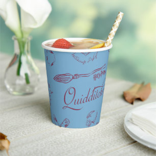 Gobelets En Papier Motif de croquis vintage QUIDDITCH™