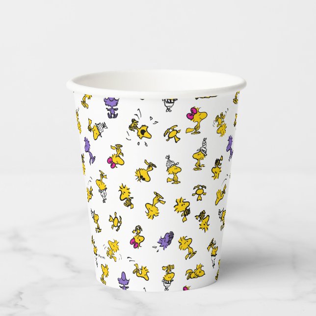 Gobelets En Papier Motif de loisirs Woodstock (Recto)