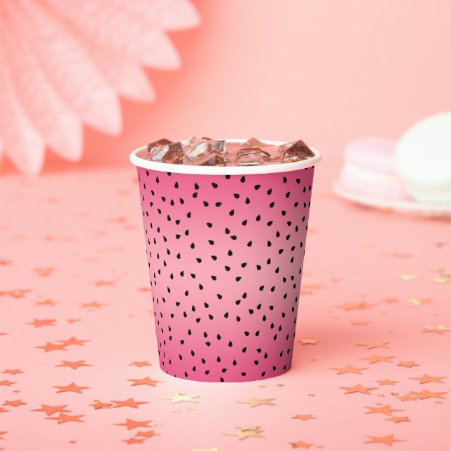 Gobelets En Papier Motif de pastèque (Insitu)