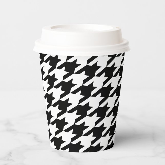 Gobelets En Papier Motif de pesage noir noir noir (Recto)