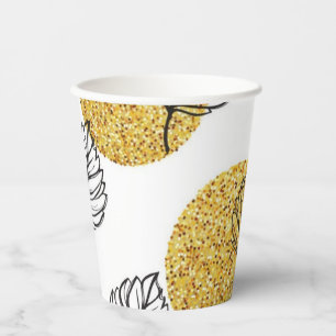 Gobelets En Papier motif feuille