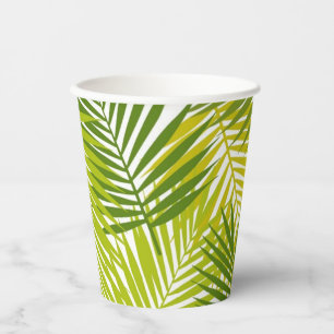 Gobelets En Papier motif feuille