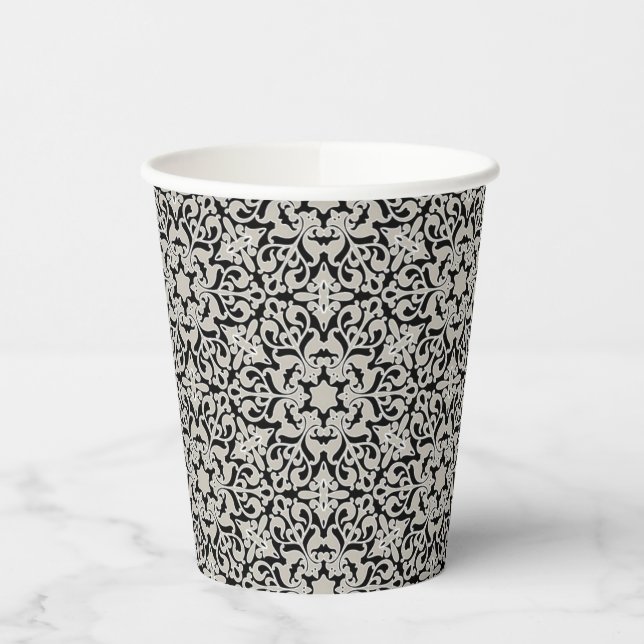 Gobelets En Papier Motif floral arabe (Gauche)