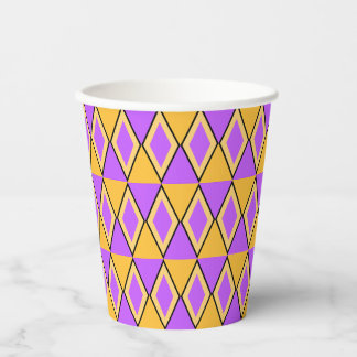 Gobelets En Papier Motif géométrique