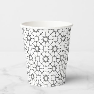 Gobelets En Papier Motif géométrique islamique arabe Design mignon