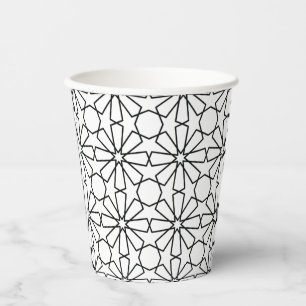 Gobelets En Papier Motif géométrique islamique Design arabe