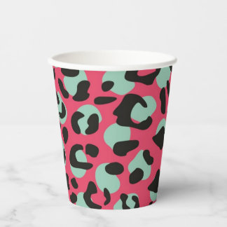 Gobelets En Papier Motif imprimé animal