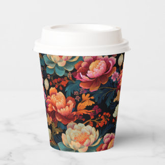 Gobelets En Papier Motif japonais Kimono