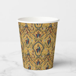 Gobelets En Papier Motif Jésus