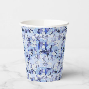Gobelets En Papier Motif microbe violet