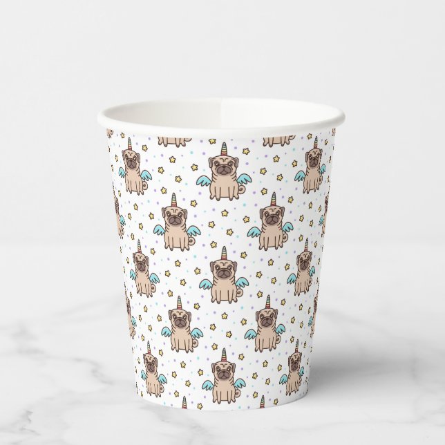 Gobelets En Papier Motif Unipug (Gauche)