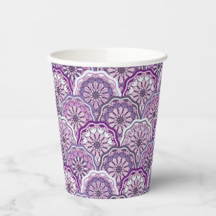 Gobelets En Papier Motif vintage