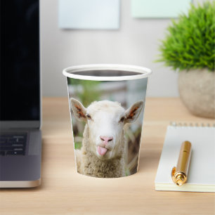 Gobelets En Papier Mouton montrer langue