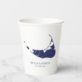 Gobelets En Papier Nantucket Island Mariage Nantucket Navy