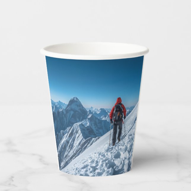 Gobelets En Papier Nature Adventure Design  (Recto)