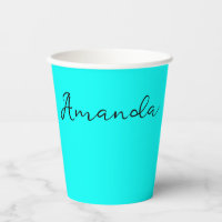 Néon turquoise clair tonalité moderne tendance