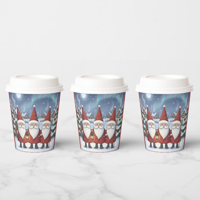 Gobelets En Papier Nighttime Norway Nisse, Paper Cups (Multi)
