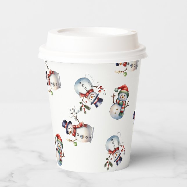 Gobelets En Papier Noël (Recto)