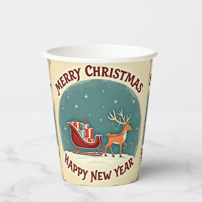 GOBELETS EN PAPIER NOËL (Recto)