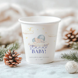 Gobelets En Papier Noël Père Noël Baby Boy Douche