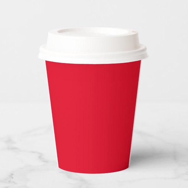 Gobelets En Papier Noël rouge (Recto)