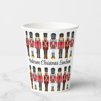 Gobelets En Papier Noisette Soldat Personnaliser Texte Noël