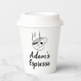 Gobelets En Papier Nom et devis personnalisés, café expresso
