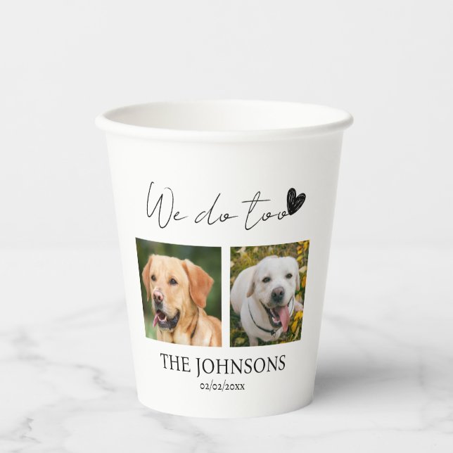 Gobelets En Papier Nous faisons aussi des mariages d'animaux (Recto)