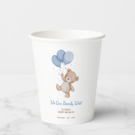 Gobelets En Papier Nous pouvons attendre le Baby shower