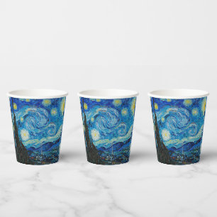 Gobelets En Papier Nuit étoilée par Vincent van Gogh