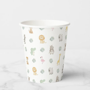 Gobelets En Papier Nyala Safari Animaux