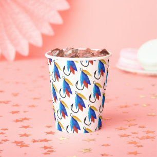 Gobelets En Papier O-fish-ally anniversaire motif garçon Anniversaire