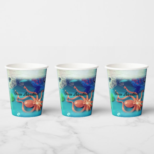 Gobelets En Papier Ocean Adventures Paper cup (Multi)