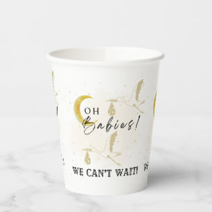 Gobelets En Papier Oh Babies ! Baby shower Neutral Twin Stores