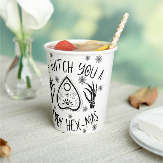 Gobelets En Papier On Vous Rend Un Joyeux Hex-Mas