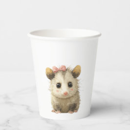 Gobelets En Papier Opossum Birthday • Animal Party Cup