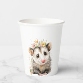 Gobelets En Papier Opossum Birthday • Animal Party Cup