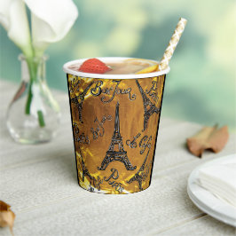 Gobelets En Papier Or