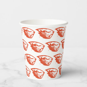 Gobelets En Papier Oregon State Beavers Tête de castor