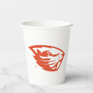 Gobelets En Papier Oregon State Beavers   Tête de castor