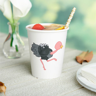 Gobelets En Papier Ostrich Running